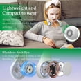 thumbnail image 5 of Ventilador USB portátil, ventilador personal sin aspas (blanco), ventilador con batería recargable, ventilador de escritorio, silencioso, 78 salidas de aire, 3 velocidades Rojo Verde, 5 of 5