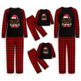 thumbnail image 3 of Family Christmas pajamas, Christmas print holiday pajamas set, soft holiday pajamas,Woman L, 3 of 7