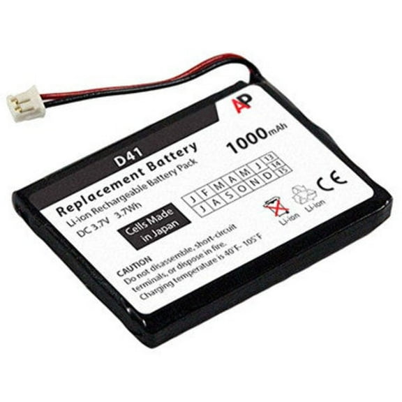 Replacement Battery for Ascom d43, d41 and 9d41 Phone. 1000 mAh