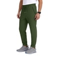 thumbnail image 2 of Army Green Sweatpants Mens with Pockets Gym Joggers Tapered - Pull up Athletic Pants for Workout Casual Track Pants 3XL, 2 of 9