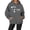 Dark Gray, variant on Womens Oversized Hoodies Sweatshirts Yes I'm Cold Me 24:7 Long Sleeve Sweaters Pullover Fall Clothes with Pocket S