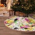 thumbnail image 5 of Bingfone Christmas Tree Skirt Mat Christmas Decoration Interior 48" -Retro Musical, 5 of 6