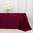 thumbnail image 3 of BalsaCircle 90x132 in Burgundy Premium Scuba Polyester Rectangle Tablecloth Party Events Decorations, 3 of 8