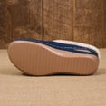 thumbnail image 6 of Slippers for Women,Winter On Shoes For Indoor Outdoor Cozy Lined Comfort Clogs With Sloped Heel Warm Non Sole,Womens Slippers,Navy,8, 6 of 9