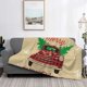 thumbnail image 2 of Fotbe Christmas Vintage Red Truck Manta de Franela con Estampado, Manta Ultrasuave para Cama, Sofá, Auto, Hipoalergénica y Antibolitas-50"x40", 2 of 6