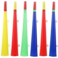 thumbnail image 4 of 6 piezas de trompetas de plástico para juegos deportivos, accesorios para fiestas y conciertos, adornos de bocina (color aleatorio), 4 of 8