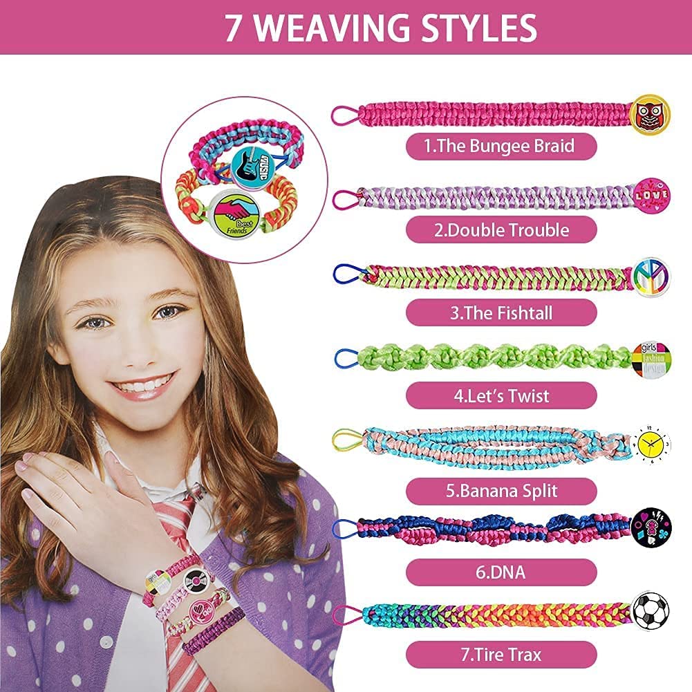 CandWuom Friendship Bracelet Making Kit for Kids Ages 6-12 photo 3