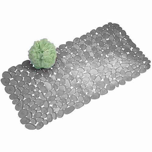 Home+Solutions Clear Hair Catcher Bath Mat, 37x15 – Ginsey Home