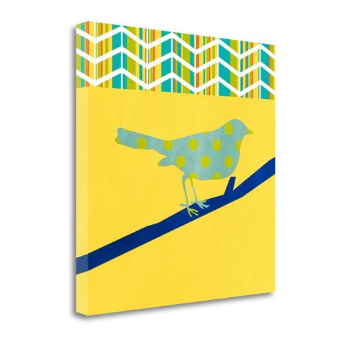 Tangletown Fine Art 'Teal Bird II' Graphic Art Print on Canvas