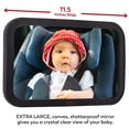 Lusso Gear Baby Car Mirror for Backseat Rear Facing Car Seat Mirror
