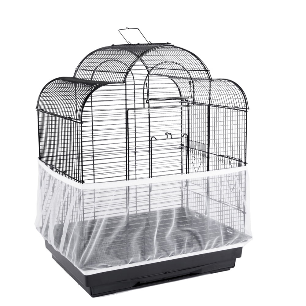 Bird Cage Cover Bird Seed Catcher Adjustable Bird Cage Seeds Birdcages