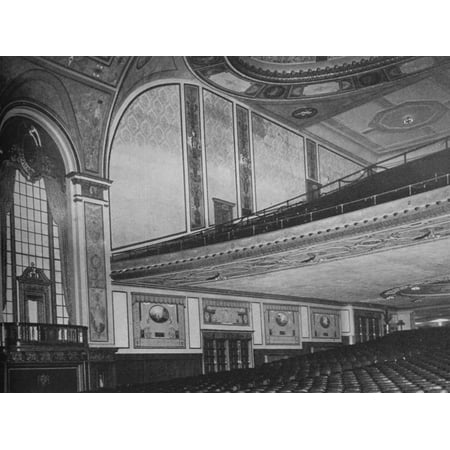 At the line of the balcony, the Allen Theatre, Cleveland, Ohio, 1925 Print Wall