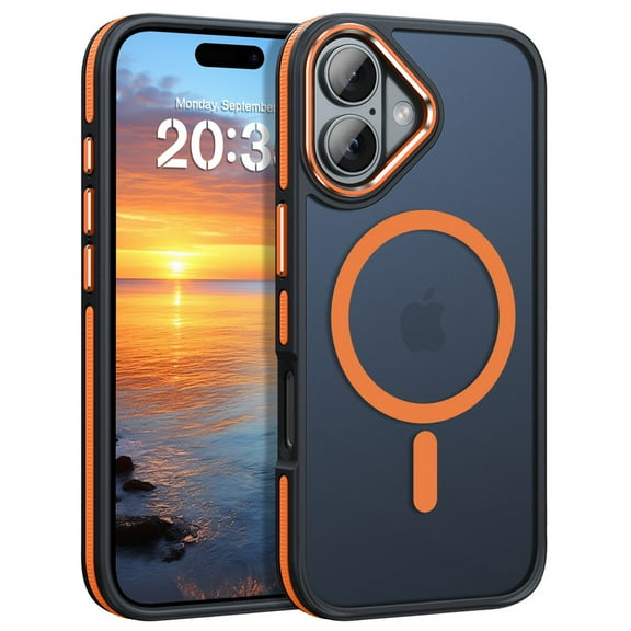 GAOBAO Magnetic for iPhone 17 Case, Compatible with MagSafe, Shockproof Protection Slim Non-Slip Translucent Matte Protective Phone Cover