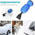 thumbnail image 3 of Ice Scraper with Gloves Waterproof Thick Fleece Snow Remover with Anti Slip Foam Grip Ice Removal Tool for Windscreeuto Car Window Windshield, 3 of 8