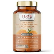 Lutein 10mg, Meso-zeaxanthin 10mg, Zeaxanthin 2mg – Micro-encapsulated Formula – 100% Pure, Natural & Highly Bioavailable – 120 Capsules