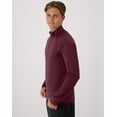 thumbnail image 2 of Hanes Cool DRI Men's Quarter Zip Pullover Maroon M, 2 of 4