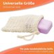 thumbnail image 2 of 4x sisal soap bag natural soap net soap bag soap sponge 14cm x 9cm, 2 of 5