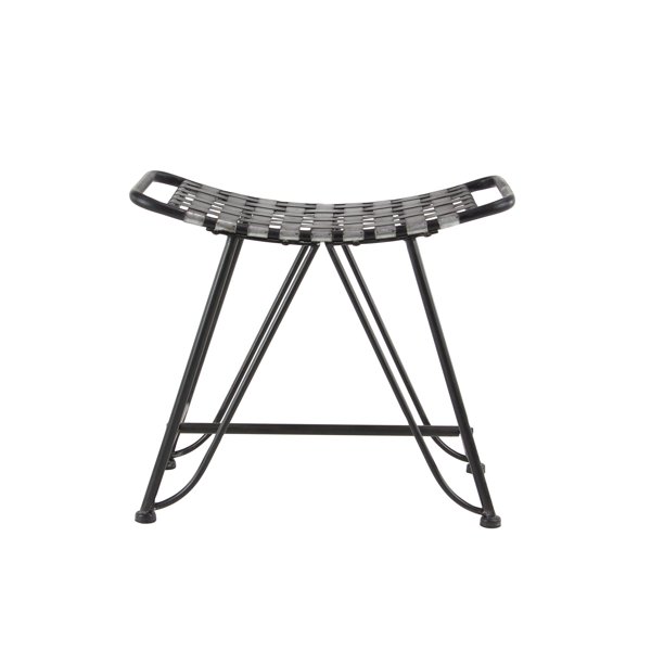 Kurland Industrial Iron Woven 19" Bar Stool, Weight Capacity (lbs) 400