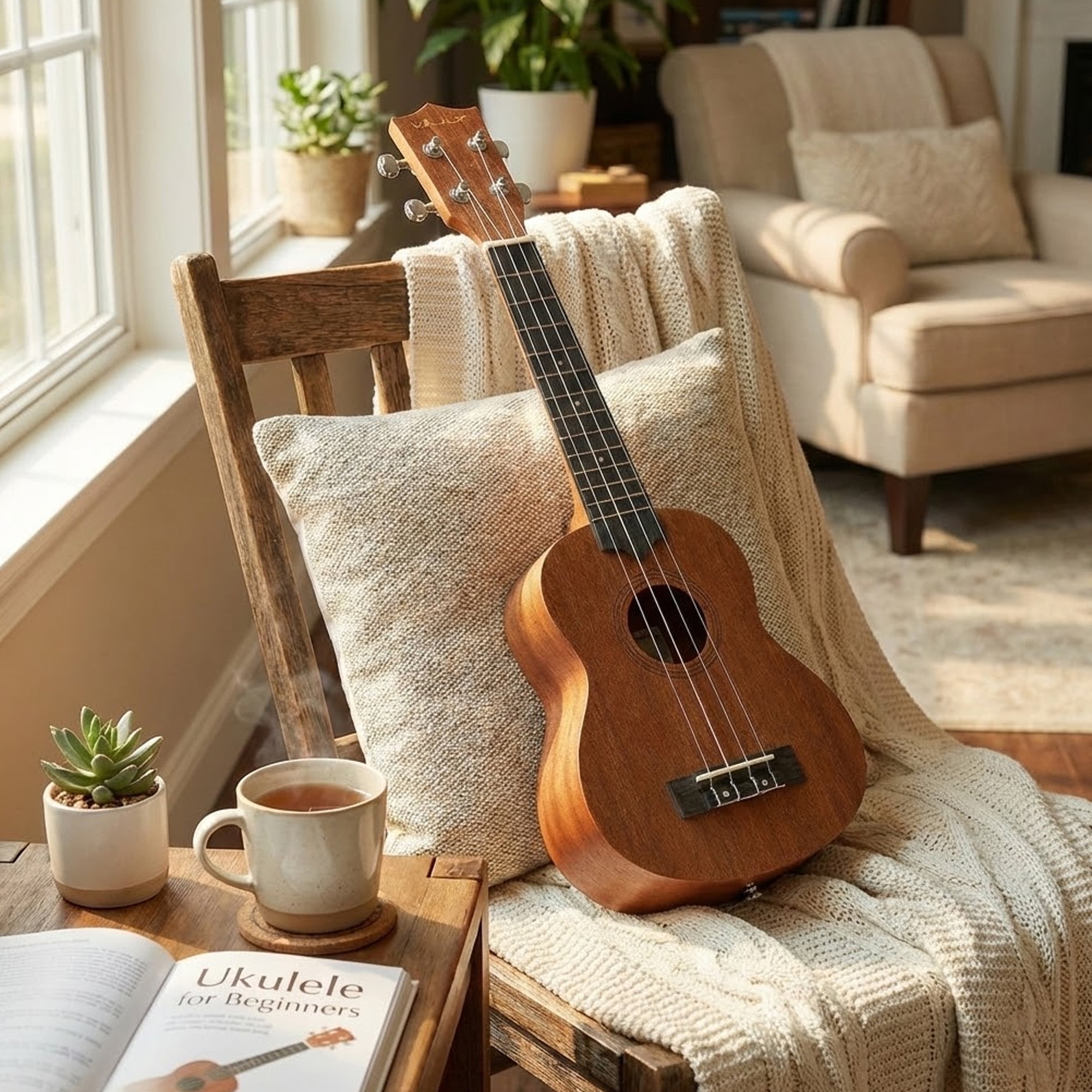 Vault UK-100 Arched Back Soprano Ukulele w/ Gig Bag