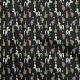 thumbnail image 1 of oneOone Polyester Spandex Black Fabric Circus Dress Material Fabric Print Fabric By The Yard 56 Inch Wide-aA, 1 of 5