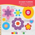 thumbnail image 4 of Flower Cutouts FreshCut Crafts, 280 piezas, con guía de ideas, 4 of 9