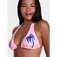 thumbnail image 4 of No Boundaries Sun Coast Print Triangle Bikini Swim Top, Women’s XXS-XXL, 4 of 5