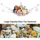 thumbnail image 2 of Xiao Hua Hamaca colgante de peluche estilo bohemio, soporte de almacenamiento para animales de peluche, borlas de macramé de algodón, ideal para dormitorio, guardería, L, 2 of 5