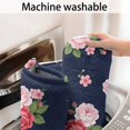 thumbnail image 5 of Pioneer Flower Floral Print Pattern Bathroom Rugs Mat, Non Slip Microfiber Bathroom Rug with Rubber Backing, Soft Mats for Bathroom Floor Tub Shower, 20"x32", 5 of 5