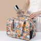 thumbnail image 2 of Bolsa de cosméticos portátil para Mujer, Neceser de viaje para maquillaje, Neceser de aseo, caja de almacenamiento de doble capa impermeable, organizador para Mujer, novedad LIUWENJING unisex, 2 of 2