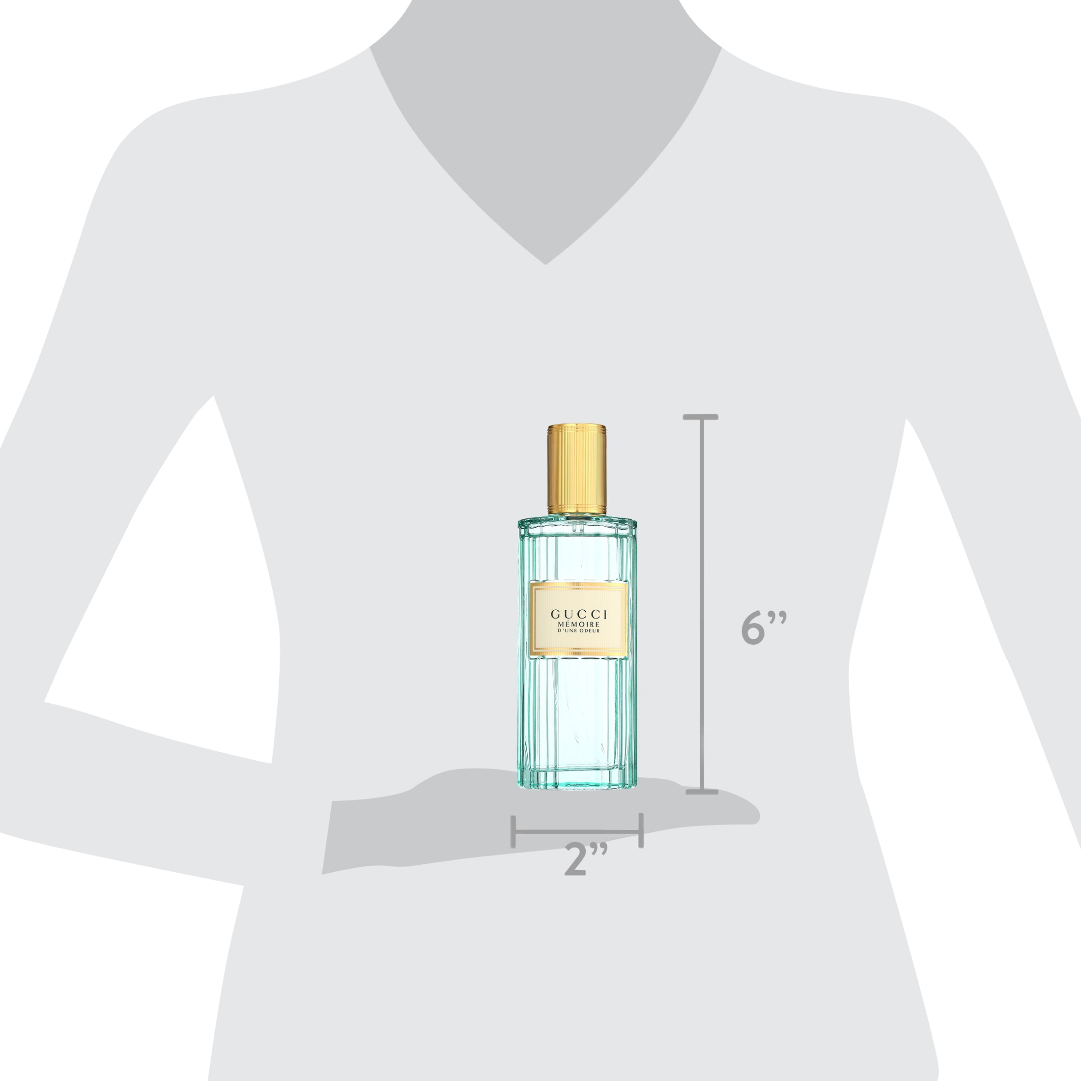 Gucci Memoire D'une Odeur EDP, Unisex Perfume Spray, 3.3 Oz