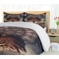thumbnail image 4 of Ambesonne Hippie Duvet Cover Set, Scandi Myth Tree of Life Art, Queen, Dark Slate Blue Indigo, 4 of 5