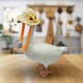 thumbnail image 5 of Graduation Goose Decorations,Graduation Porch Goose Outfit with Graduation Cap and Gown,Big Decoration 23 Inch Porch Hat Sunflower Braid Summer Small Round Hat Long Braid Style, 5 of 8