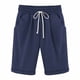 thumbnail image 4 of Pantalones cortos Cintura elástica Pantalones cortos sueltos Mujer Trajes de verano, Azul oscuro, XL Eigraketly AP002089-63, 4 of 6