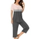 thumbnail image 1 of Sexy Pijama Conjunto para las Mujeres, Cuello Redondo Blusa de Manga Corta Y Pantalones, Traje de Moda Casual, 1 of 9