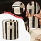 thumbnail image 5 of Taza de café, taza de café, patrón de rayas pintado a mano, práctica para la cocina y Negro, 5 of 9