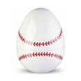 thumbnail image 2 of AuroraX Cute Fillable Easter Eggs 6 Inch Football and Rugby Shapes Plastic Surprise Eggs for Egg Hunt Prizes and Basket Stuffers, 2 of 6