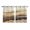Yellow Brown, variant on Marble Brown Gold Kitchen Curtains Short 54 Inch Length, Abstract Watercolor Geometric Rock Grommet Top Bedroom Living Room Curtains, Light Filtering Cafe Curtain Drapes 2 Panels Set 84''x54''