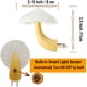 thumbnail image 3 of Lámpara de pared de luz nocturna con enchufe de luz nocturna LED de 2 piezas, Mushroom Nig, 3 of 5