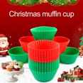 thumbnail image 2 of 12/24 Pcs Moule à Gâteau Empilable Résistant à la Chaleur Réutilisable Antiadhésif Rond pour Muffin Gâteau Dessert Cuisson pour Cuisine, 2 of 8