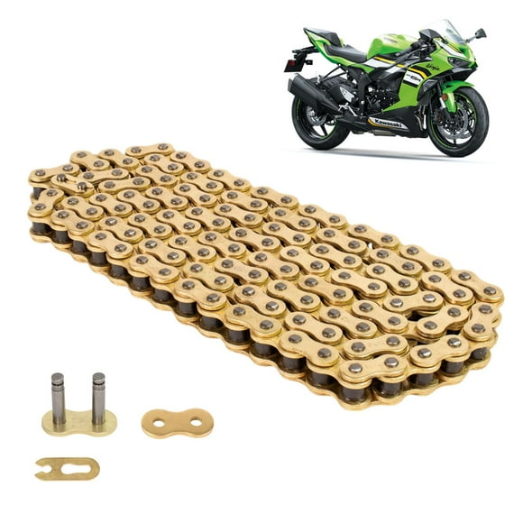 Cadena Reforzada Dorada 525H x126 Moto Leiruki