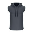 thumbnail image 5 of Pincandy Women's Workout Hooded Tank Tops Casual Loose Fit Running Gym Sleeveless Hoodie Tee Shirts 2025 Summer Fashion, 5 of 7