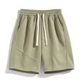 thumbnail image 4 of XAOFW Solid Color Casual Shorts For Man Everyday Wear Relaxed Fit Shorts Outdoor Activities Comfortable Bottoms, 4 of 4