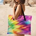 thumbnail image 4 of Colorful Tie Dye Vortex Picnic Blanket Waterproof Outdoor Beach Blanket Hand-held Pad Suitable for Travel, Camping, Beach, Family Gatherings, 4 of 7
