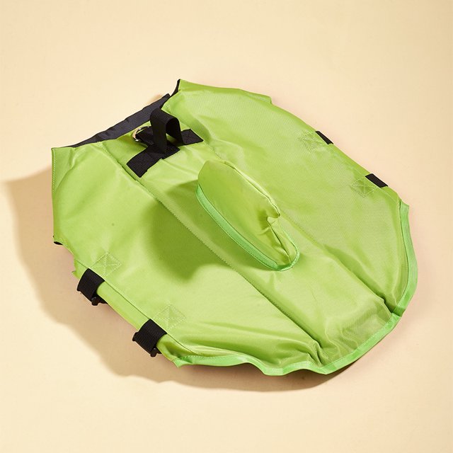 CAROOTU Dog Life Jackets Cute Shark Fin Swimsuit Preserver Flotation Vest for The Pool Beach Boating