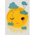 thumbnail image 2 of Treechild 14x18 White Modern Wood Framed Museum Art Print Titled - Sun And Rain, 2 of 4