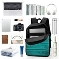 thumbnail image 3 of Ocean Aqua Blue Teal Old Wood Turquoise 3D Print 17in adolescent Backpack knapsack Laptop Laptop, 3 of 5
