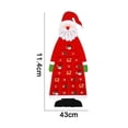 thumbnail image 2 of Calendario de Adviento de Navidad de Fieltro, Calendario de Adviento de Papá Noel de pared Calendario de Cuenta Regresiva de Navidad Reutilizable de 24 Días Colgante, 2 of 5