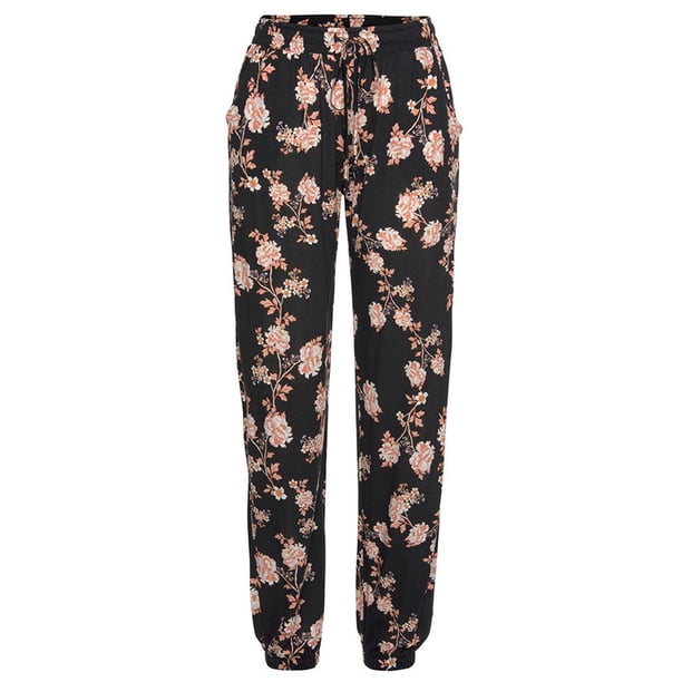 Minnieouse Pantalones de mujer Pantalones largos sin cordones Pantalón de playa Verano con bolsillos Pantalones de pierna recta Ropa deportiva Prendas para la parte inferior del cuerpo rosaz METRO