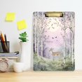 thumbnail image 2 of FORMRS Acrylic Clipboard with Low Profile Clip Standard A4 Letter Size, 12.5" x 9", Purple Deer, 2 of 8