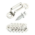 thumbnail image 2 of 100 piezas de sujetadores de tornillo de conector invisible conectores ocultos sujetador de conexión de muebles 2 en 1 conjunto de bisagra de gabinete Lleno, 2 of 8